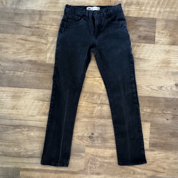 Levi’s 511 Slim Black Girls Jeans Size 14 Reg - Picture 1 of 10